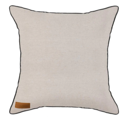 BLACK MEHENDI HEART - 55 X 55 CM