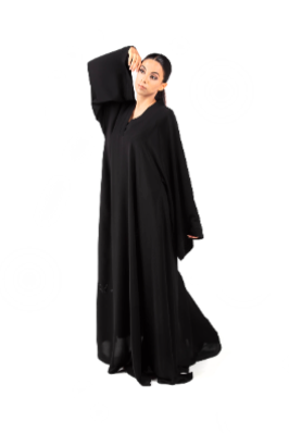 Black Plain Abaya