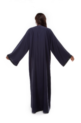 Colour Abaya In Handmade Design