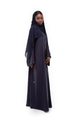 Colour Abaya In Handmade Design