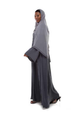 Colour Abaya With Handmade Design