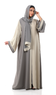 Dual Color Modern Abaya