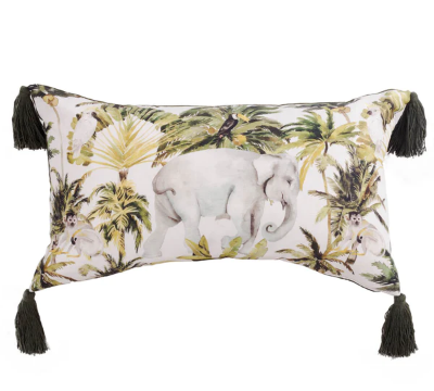 GREEN JUNGLE MANTRA WITH GREEN TASSEL