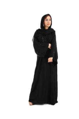 Neda fabric Abaya with Hand-made design