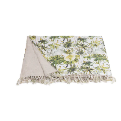 THROW JUNGLE MANTRA GREEN