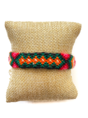 Wool bracelets anklets colourful 3 pcs Multicolor