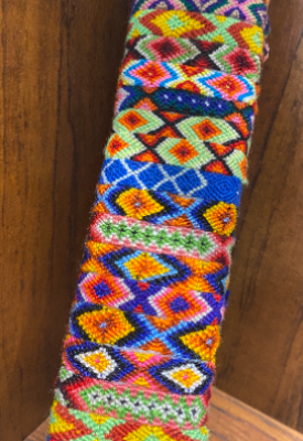 Wool bracelets anklets colourful 3 pcs Multicolor